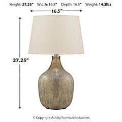 Mary Table Lamp - HER Home Design Boutique
